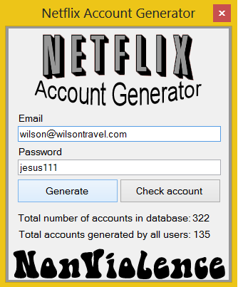 free online netflix account generator